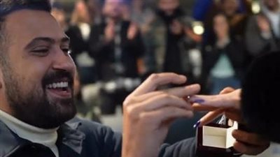 خطوبة البلوجر عمرو راضي على عارضة الأزياء هدير النحاس 