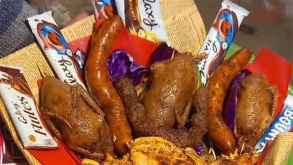 بوكيه الفلانتين حمام