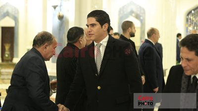 رجل الأعمال أحمد أبو هشيمة يقدم واجب العزاء في وفاة والد المستشار طاهر الخولي