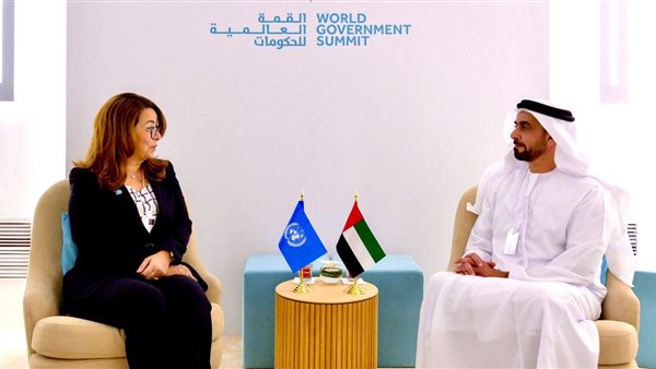 غادة والي وبن زايد