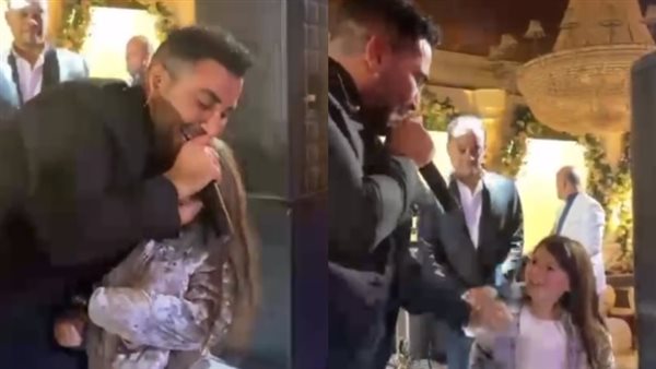 أحمد سعد وابنة دنيا