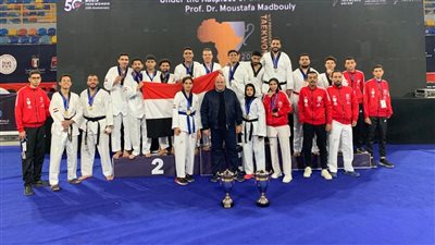 منتخب الباراتايكوندو يتوج بـ 17 ميدالية وكأسين ببطولة مصر الدولية الأولى