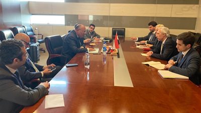 وزير الخارجية يلتقى نظيره البرتغال على هامش مشاركته في الدورة العادية للمجلس التنفيذي للاتحاد الإفريقي