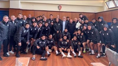 جهاز المنتخب الأولمبي يؤازر لاعبي منتخب الشباب قبل انطلاق أمم إفريقيا 