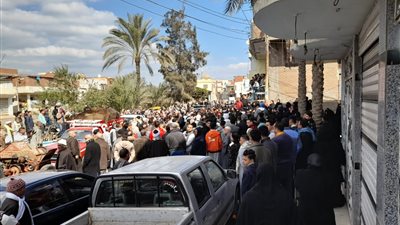 تشييع جنازة صيدلي بالشرقية لقي مصرعه في حادث سير