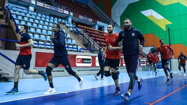 مران طائرة الأهلي