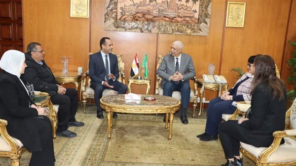 جانب من لقاء رئيس