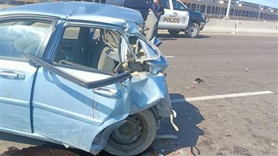 مصرع وإصابة 6 أشخاص في حادث تصادم سيارات بالطريق الدولي الساحلي بالإسكندرية 