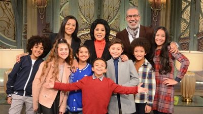 أبطال وصناع مسرحية تقدر لإحياء المسرح المدرسي ضيوف صاحبة السعادة