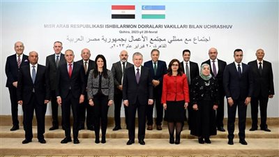 رئيس أوزبكستان يلتقي عددًا من رجال الأعمال المصريين لتعزيز التعاون المشترك