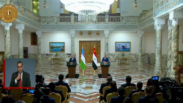 السيسي ونظيره الأوزباكستاني