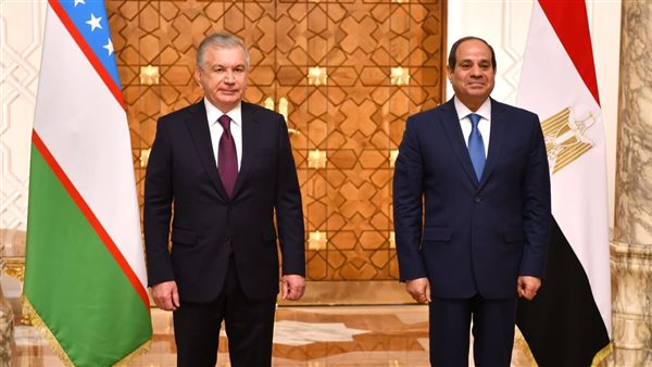 السيسي ونظيره الأوزباكستاني