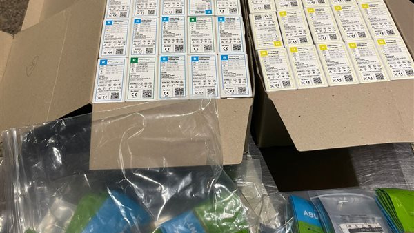 جانب من المضبوطات