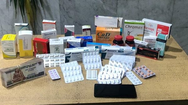 الأدوية المخدرة المضبوطة