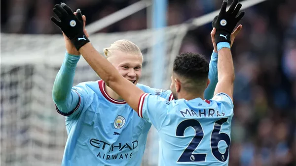 رياض محرز وهالاند