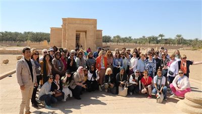 نائب محافظ الوادي الجديد تستقبل ضيوف مؤتمر سيدات أعمال مصر 21