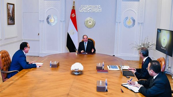 السيسي يجتمع مع رئيس