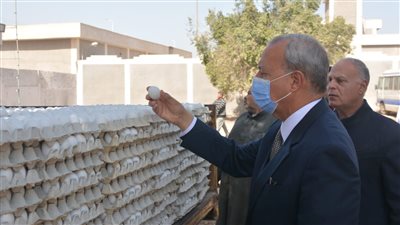 محافظ القليوبية يتابع مشروع الـ30 مليون بيضة ويتفقد حديقة نسمة بالخانكة