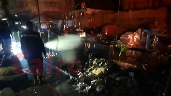 حريق معرص اهلا رمضان