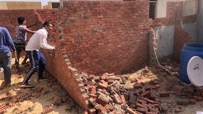 جهاز 6 أكتوبر يشن حملة مكبرة لإزالة مخالفات البناء 