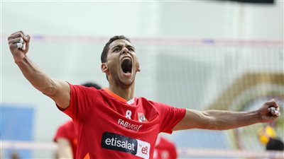 لاعب طائرة الأهلي: روح الفانلة الحمراء وراء الفوز بالبطولة العربية