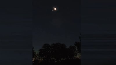 تُرى بالعين المجردة.. المشتري يُعانق الزهرة في سماء مصر | فيديو