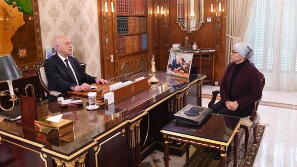 الرئيس التونسي ووزيرة