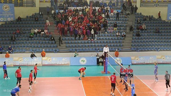 مباراة طائرة الأهلي