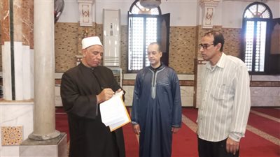 وكيل أوقاف الإسكندرية يتفقد عدد من المساجد