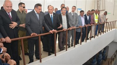 وزير التنمية المحلية ومحافظ قنا يفتتحان محطة صرف صحي نقادة بتكلفة 275 مليون جينه