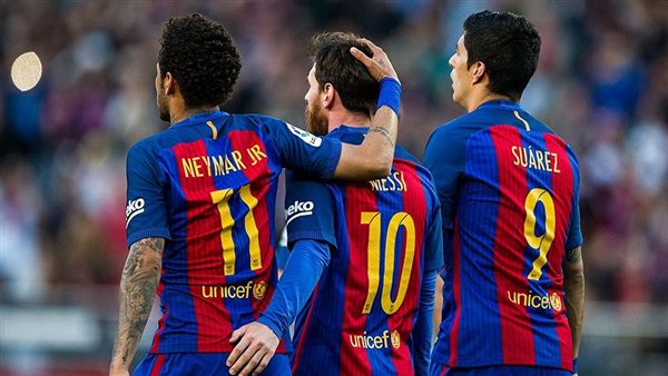 لويس سواريز وميسي