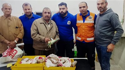 لأمانتهما.. هيئة الإسعاف: تكريم مسعف وسائق سلما نصف مليون جنيه بحوزة مصابين