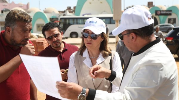 وزيرة الثقافة تتفقد