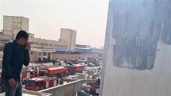 حريق مصنع العاشر