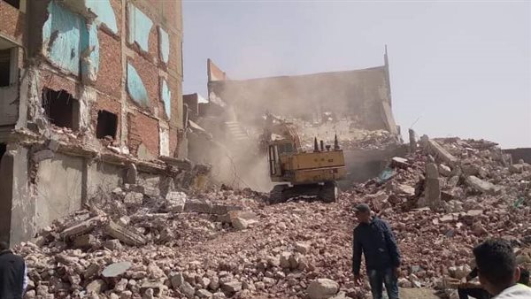 هدم عقارات عزبة أبو