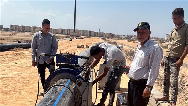 خط الصرف الصحي الجديد