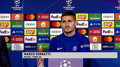 فيراتي: مباراة بايرن ميونخ بمثابة نهائي.. ومحظوظون بتواجد كيليان مبابي