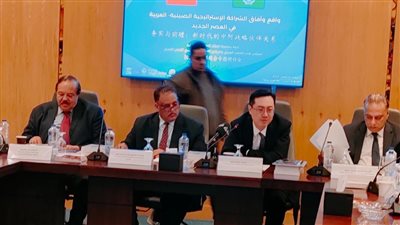 مستشار بالسفارة الصينية يناقش تطوير العلاقات بين بكين والعرب