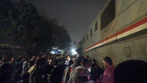 حادث قطار بالمنيا
