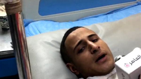 إبراهيم علي أحد المصابين