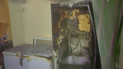 العناية الإلهية تنقذ سكان عقار بعد انفجار ثلاجة داخل شقة مغلقة بالتجمع الأول