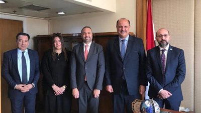 مساعد وزير الخارجية للشئون الأمريكية يستقبل الأمين العام للغرفة التجارية العربية البرازيلية بـ ساو باولو