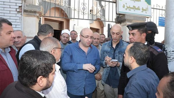 محافظ بني سويف خلال