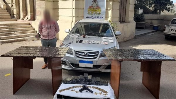 المتهم والمضبوطات