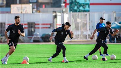 انتظام لاعبي الزمالك في التدريب عقب عودة المنتخب الأولمبي