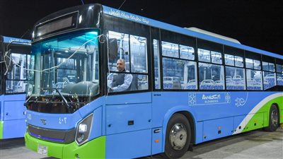 انطلاق 15 أتوبيسا كهربائيا صديق للبيئة بالإسكندرية غدًا