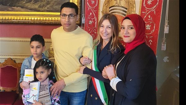 تكريم إيطاليا للمصري