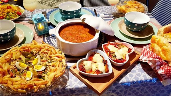 جدول أكلات رمضان