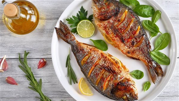 طريقة قلي السمك بدون