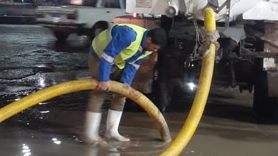 شركة صرف القاهرة ترفع درجة الاستعداد تحسبًا لسقوط أمطار غدا